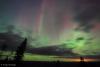 Aurora Borealis over the Border by Travis Novitsky